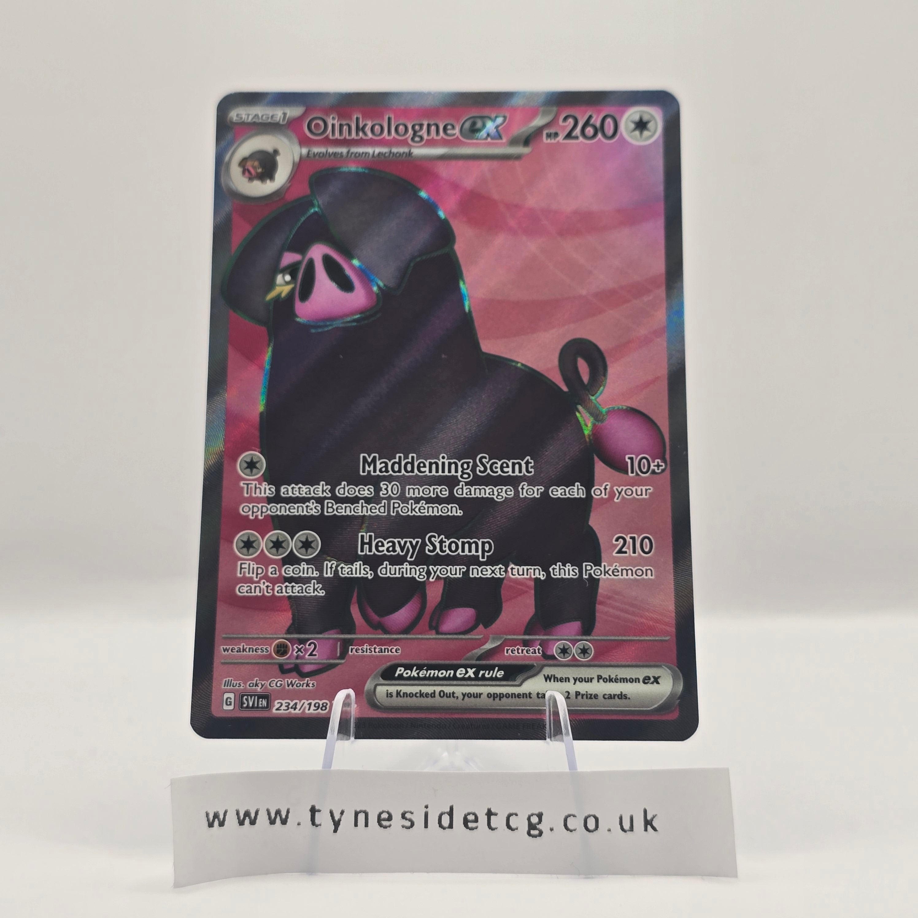 Oinkologne EX 234/198 – Scarlet & Violet Base (English Single)