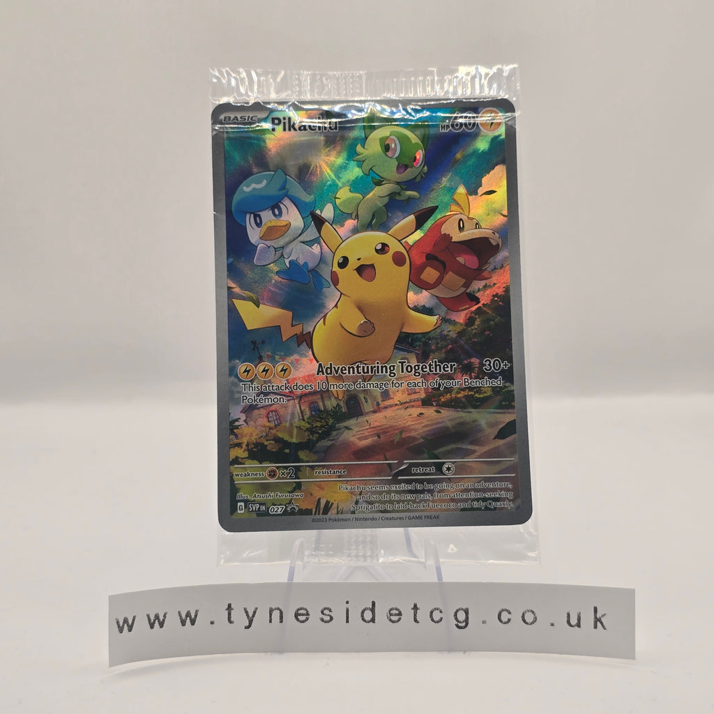 Pikachu SVP027 – Promo (SEALED) (English Single)