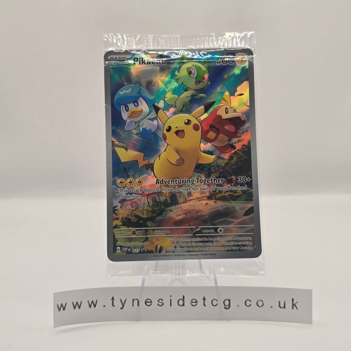 Pikachu SVP027 – Promo (SEALED) (English Single)