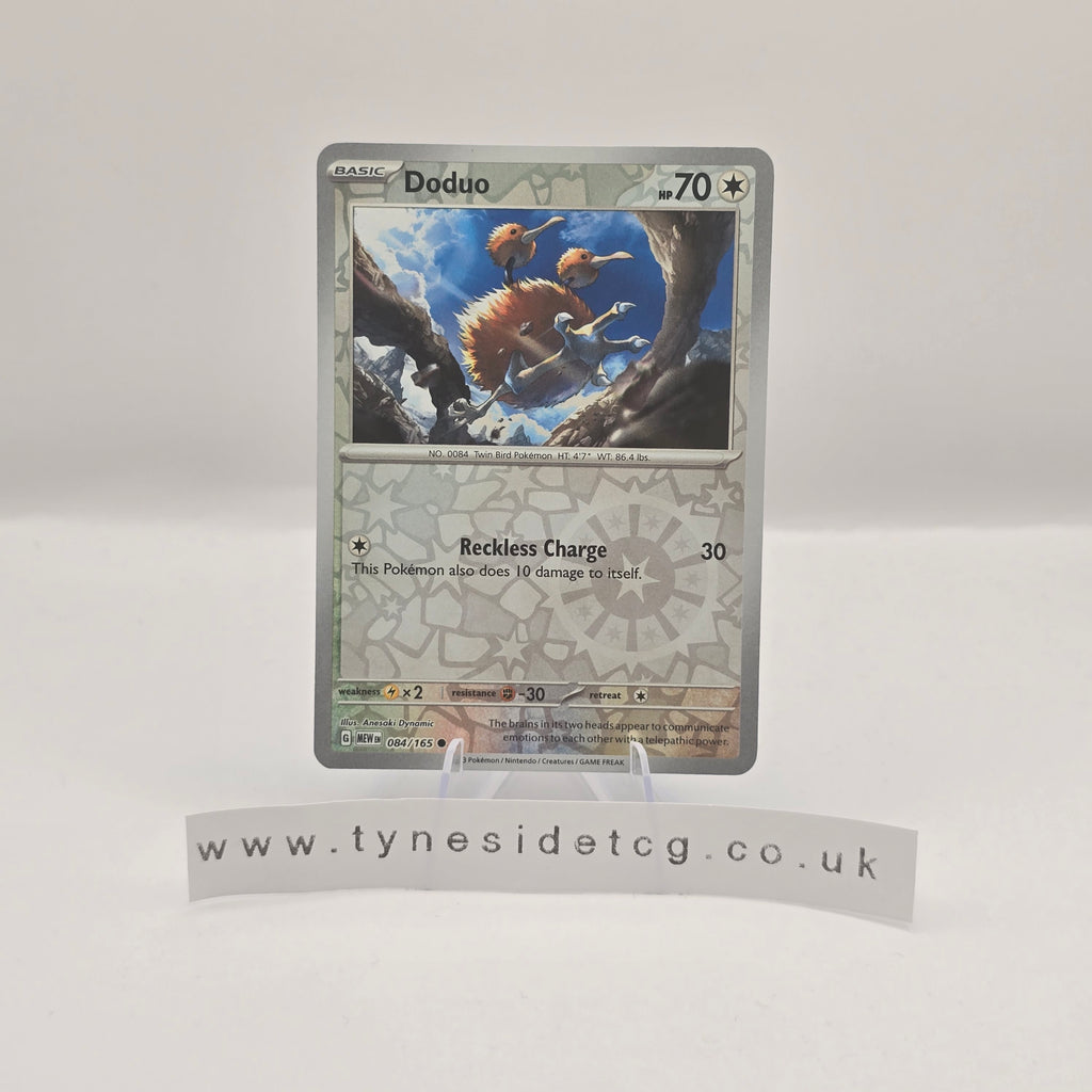 Doduo (Reverse Holo) 084/165 - Scarlet & Violet 151 (English Single)