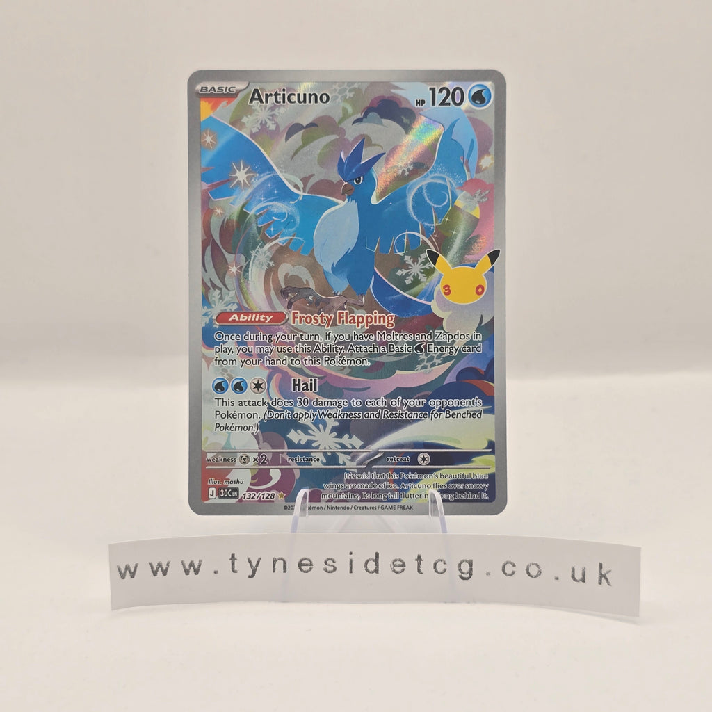 Articuno 132/128 - 30th Celebration (English Single)