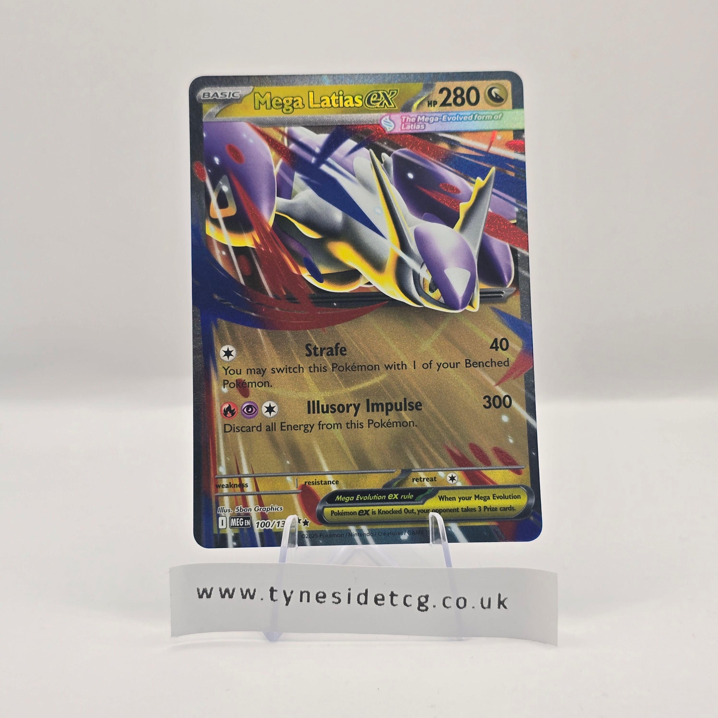 Mega Latias EX 100/132 – Mega Evolution (English Single)