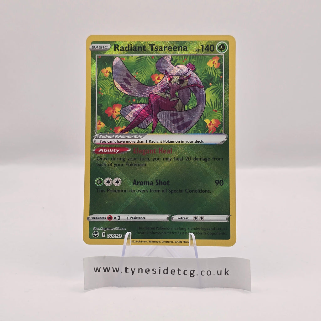 Radiant Tsareena 016/195 – Silver Tempest (English Single)