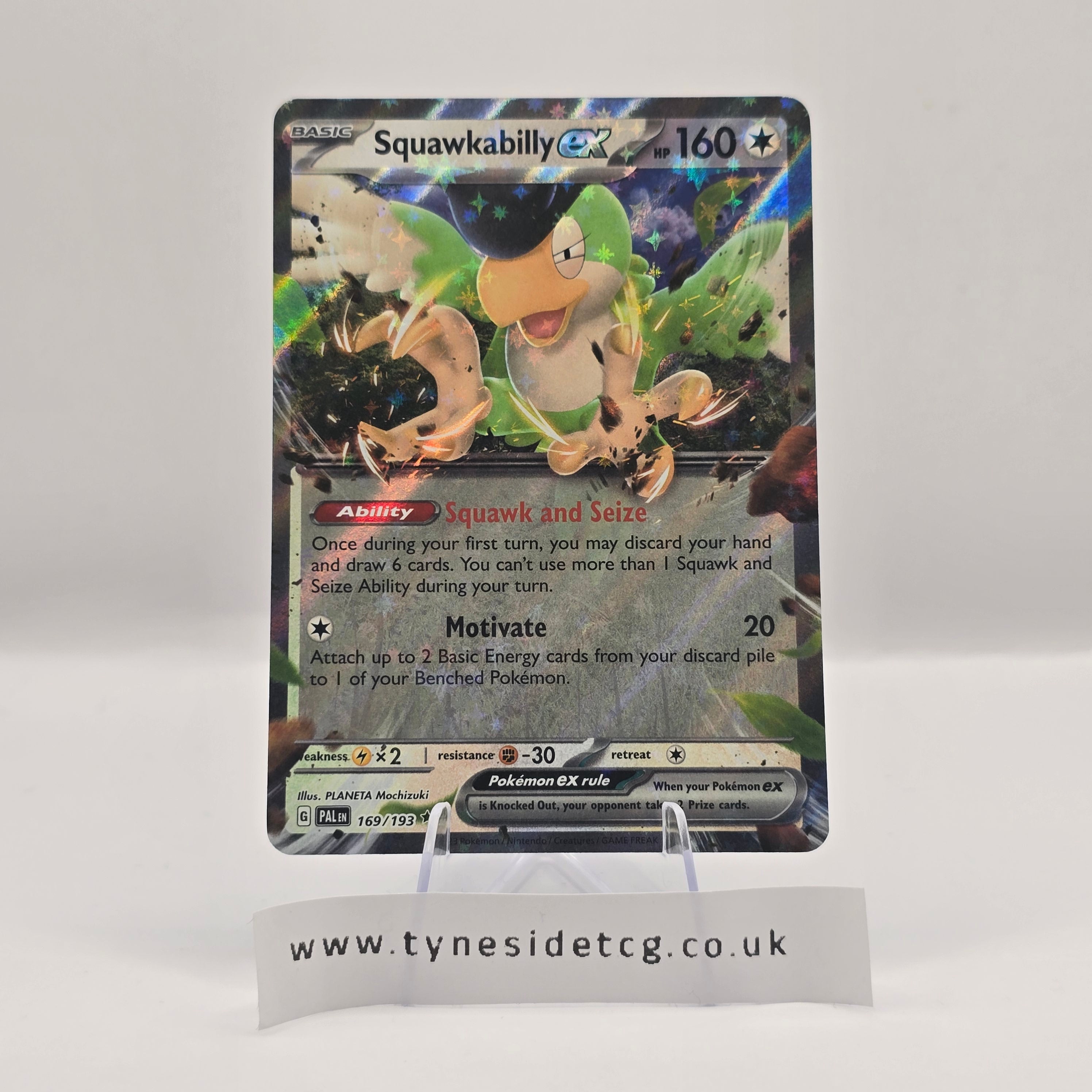 Squawkabilly EX 169/193 – Paldea Evolved (English Single)