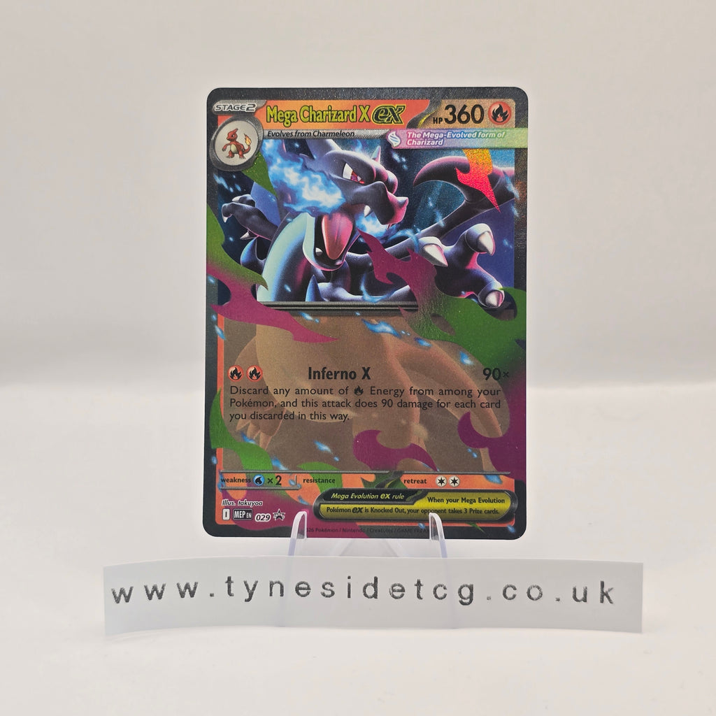 Mega Charizard X ex MEP029 - Mega Evolutions Promos (English Single)