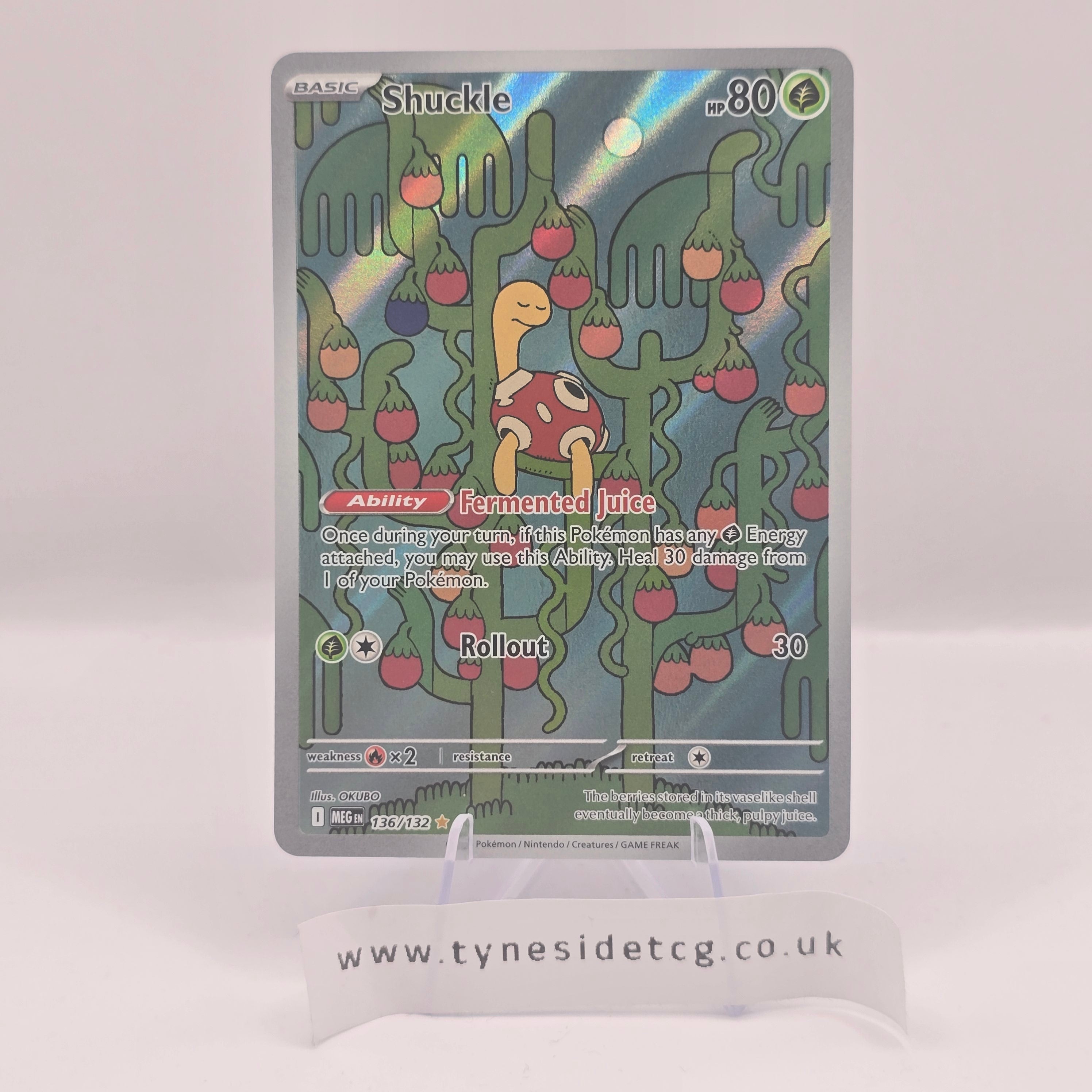 Shuckle 136/132 – Mega Evolution (English Single)
