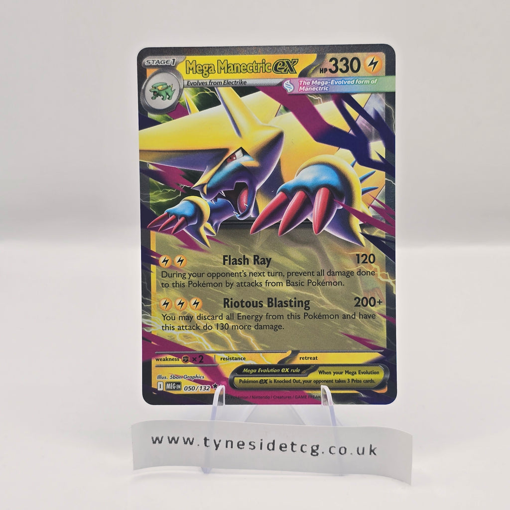 Mega Manectric EX 050/132 – Mega Evolution (English Single)