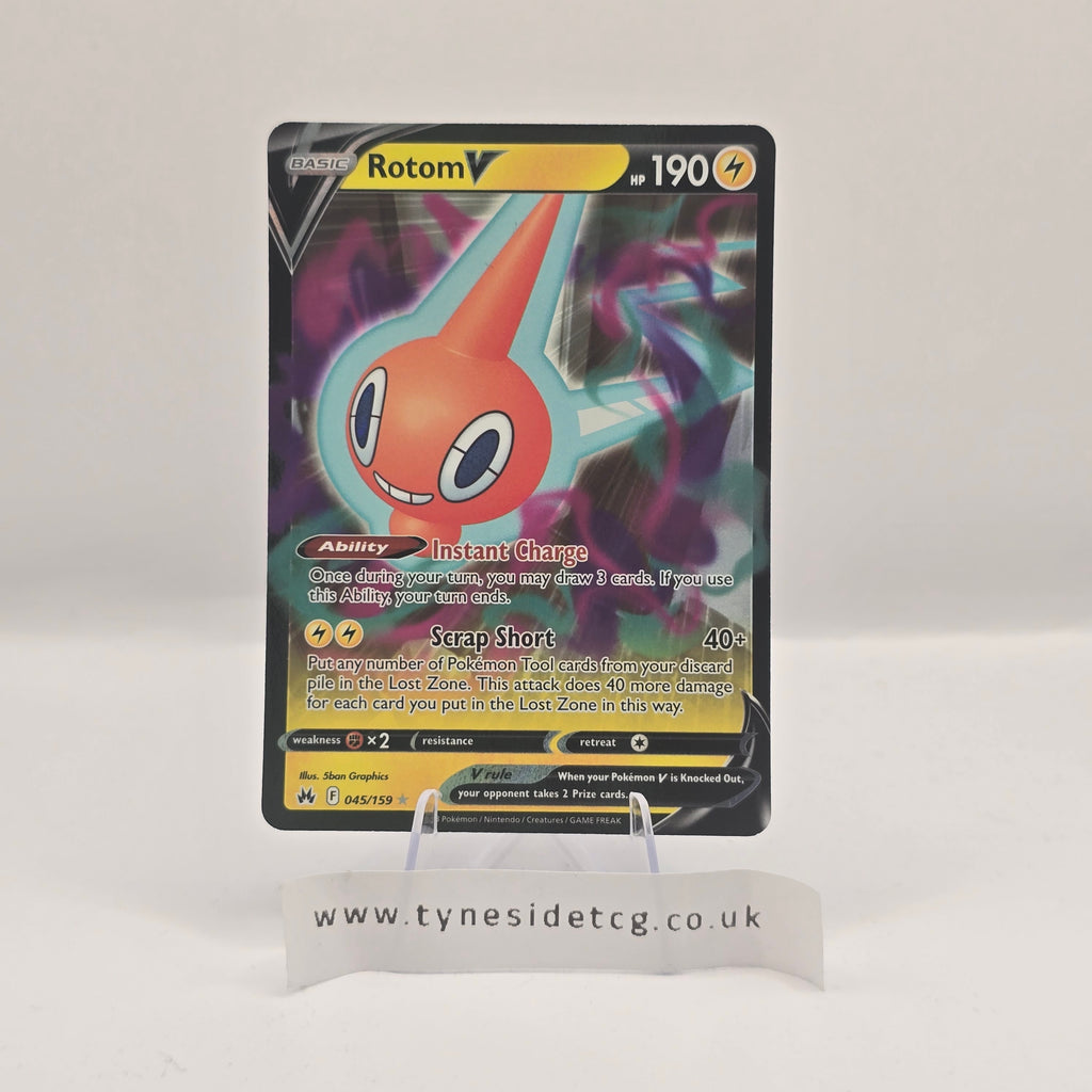 Rotom V 045/159 – Crown Zenith (English Single)