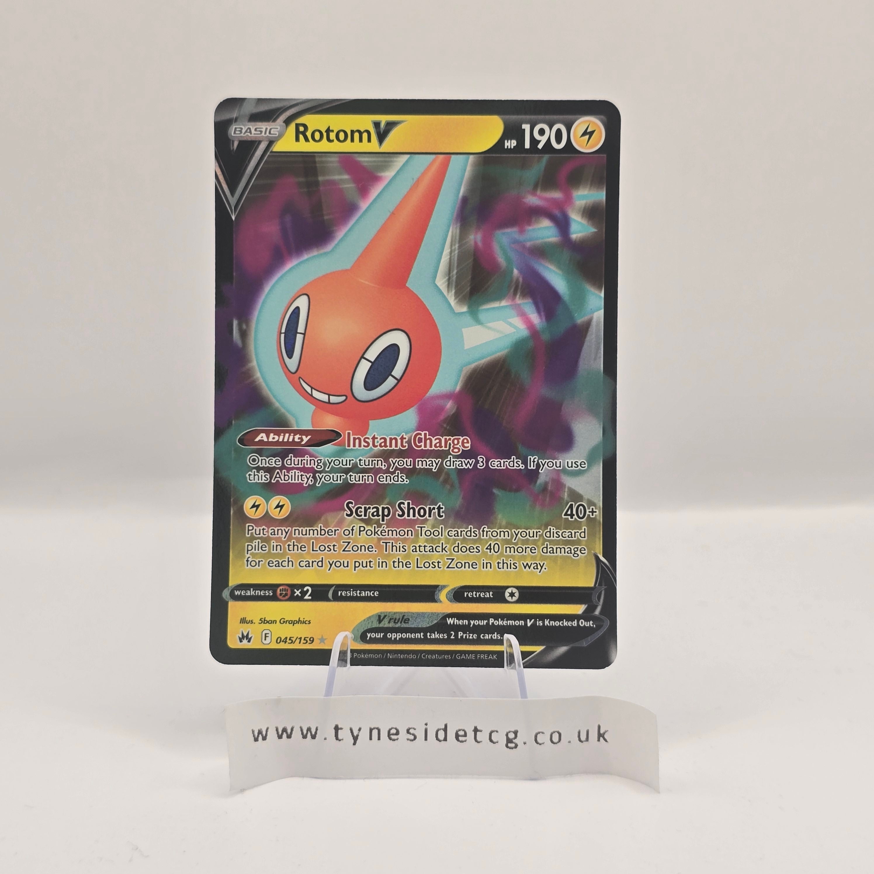 Rotom V 045/159 – Crown Zenith (English Single)