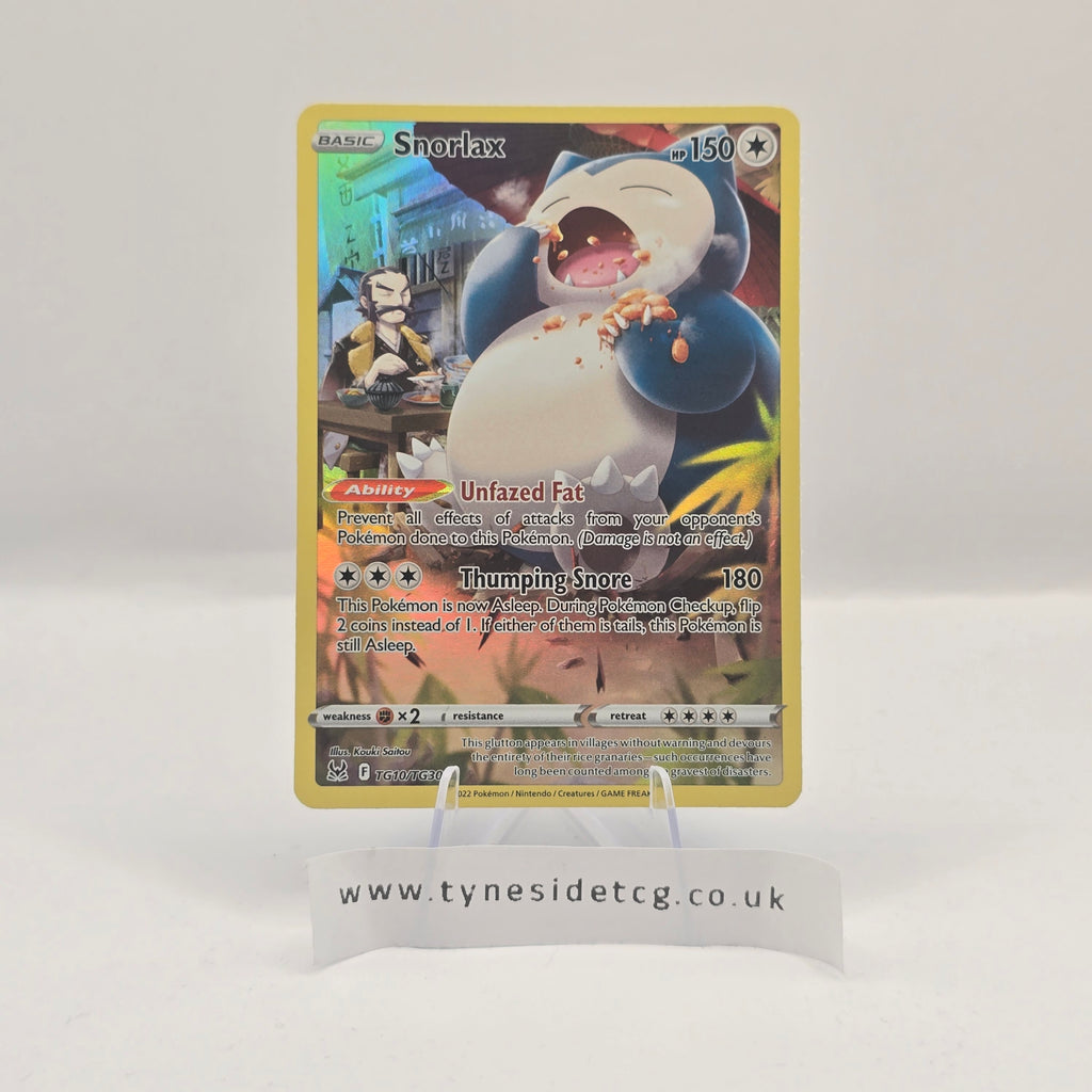 Snorlax TG10/TG30 – Lost Origin (English Single)