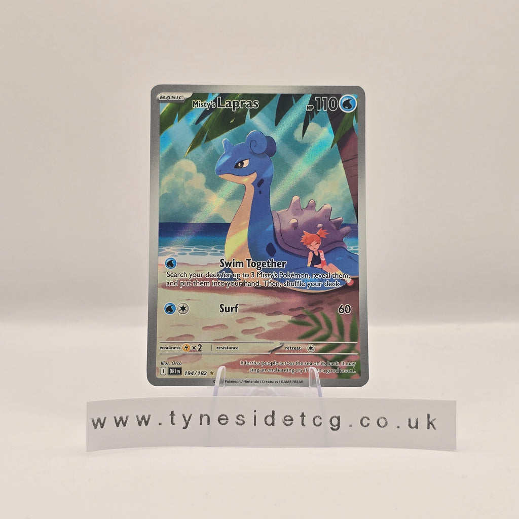Misty's Lapras 194/182 - Destined Rivals (English Single)