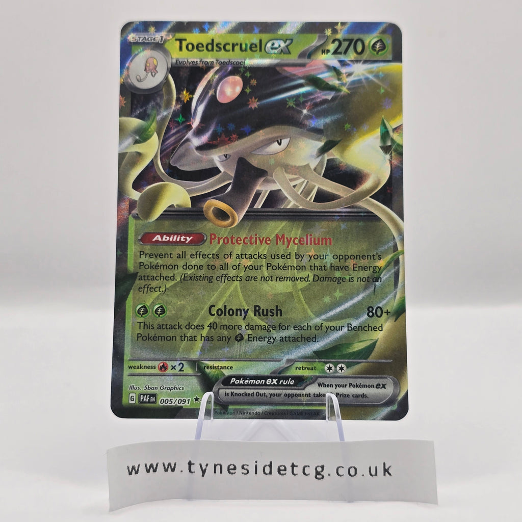 Toedscruel EX 005/091 – Paldean Fates (English Single)