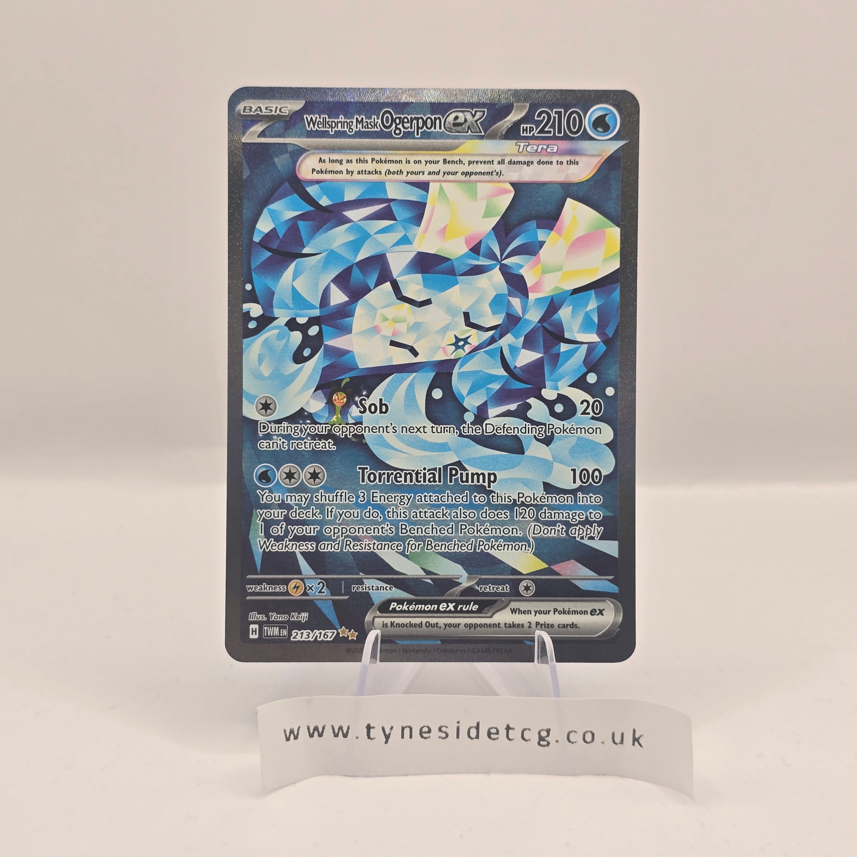 Wellspring Mask Ogerpon EX 213/167 – Twilight Masquerade (English Single)