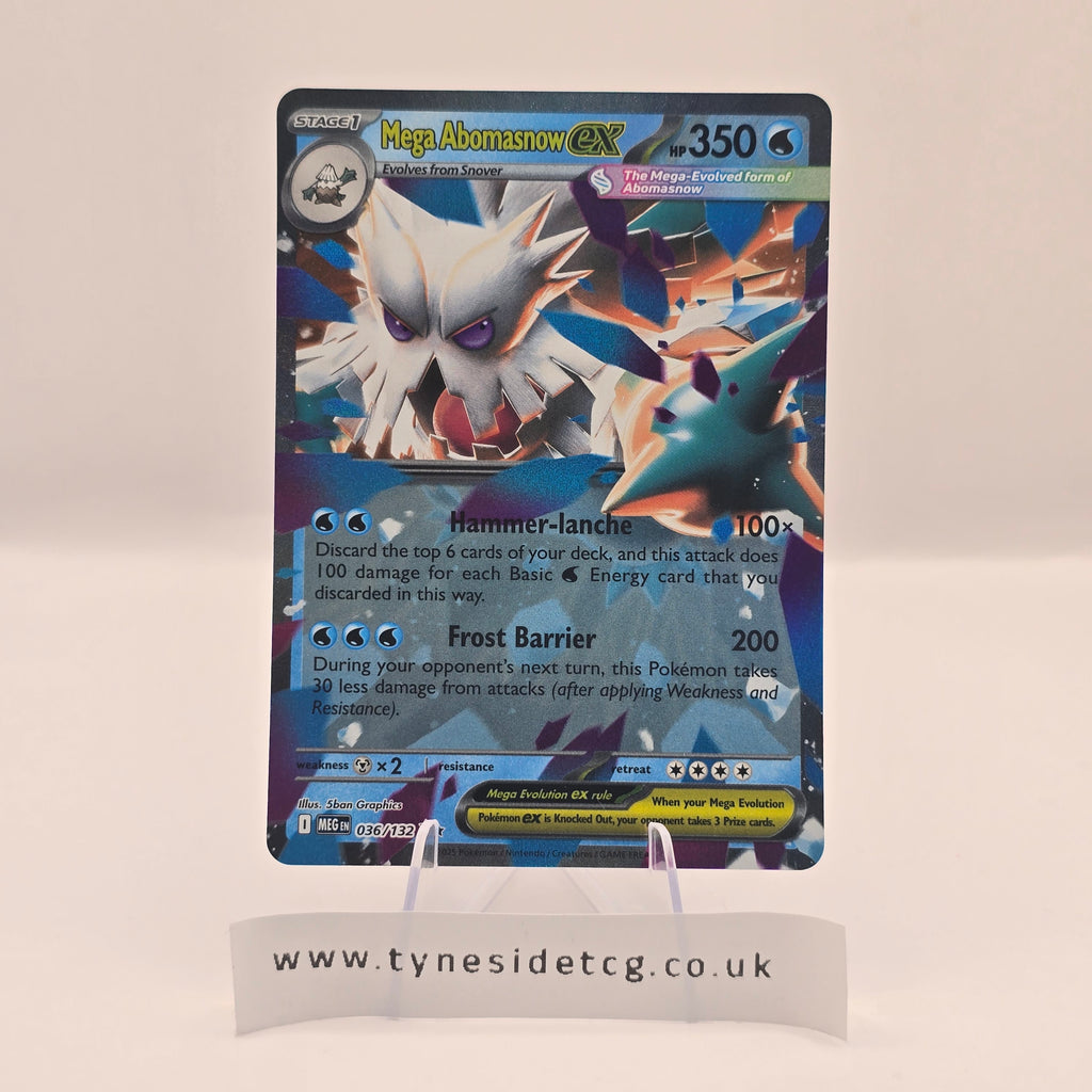 Mega Abomasnow EX 036/132 – Mega Evolution (English Single)