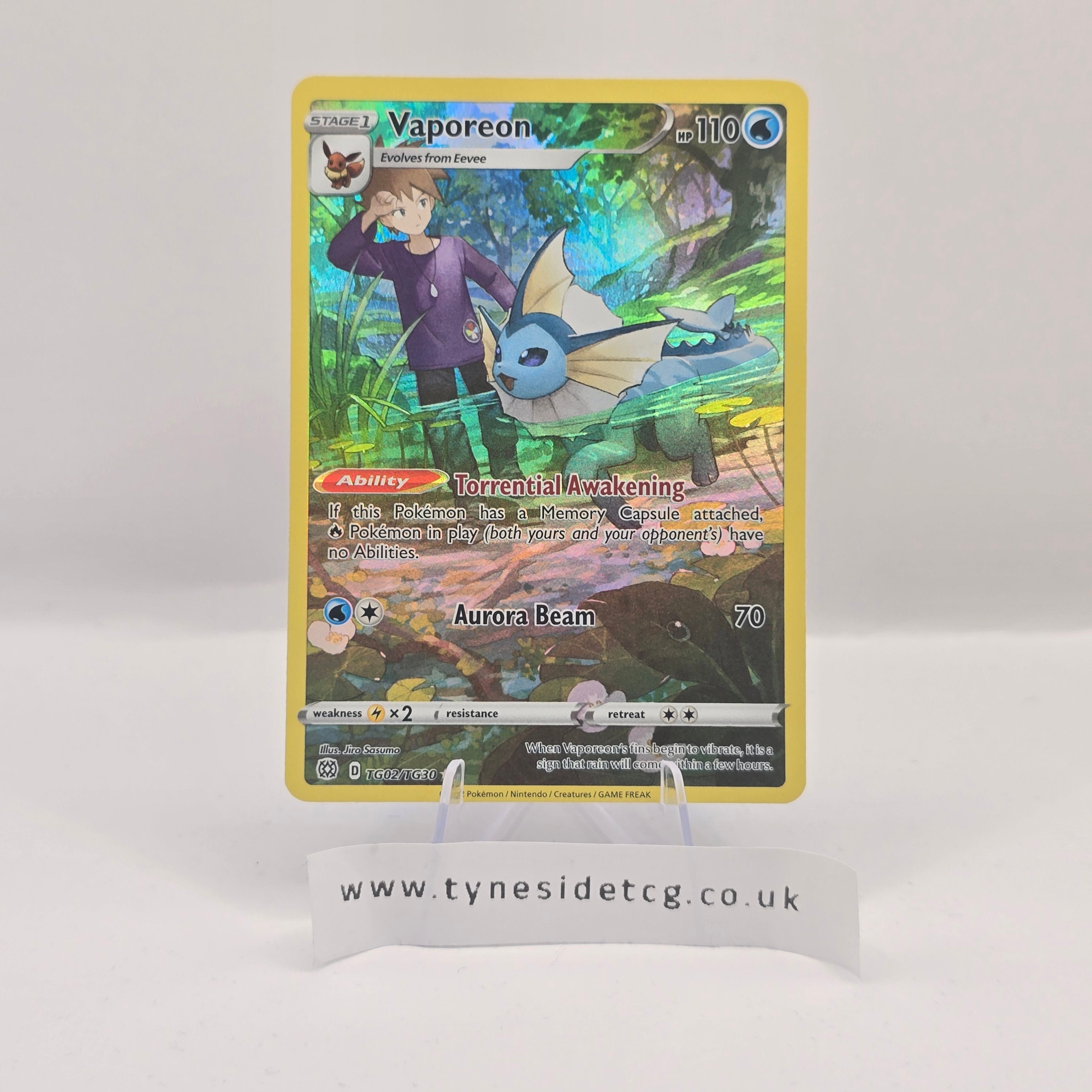 Vaporeon TG02/TG30 – Brilliant Stars (English Single)