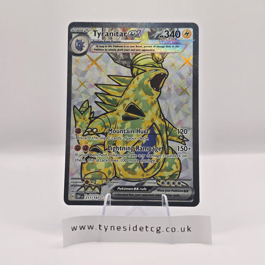 Tyranitar EX 211/197 – Obsidian Flames (English Single)