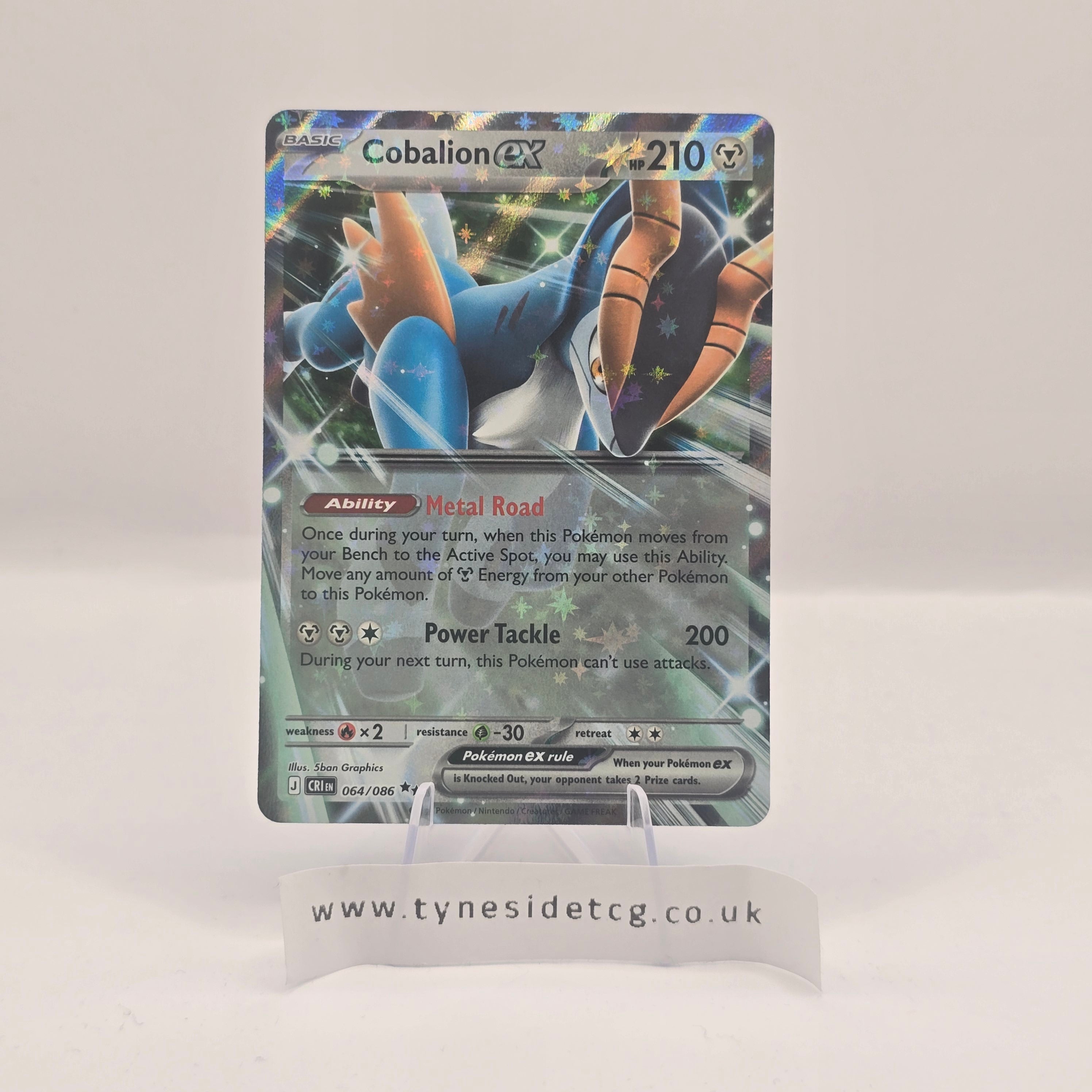 Cobalion EX 064/086 – Chaos Rising (English Single)