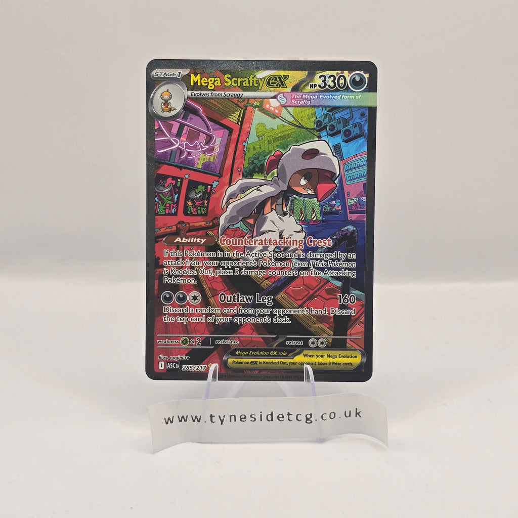 Mega Scrafty EX 285/217 – Ascended Heroes (English Single)