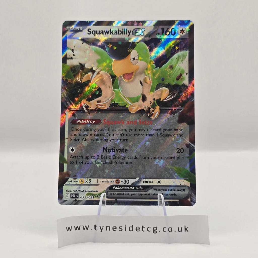 Squawkabilly EX 075/091 – Paldean Fates (English Single)