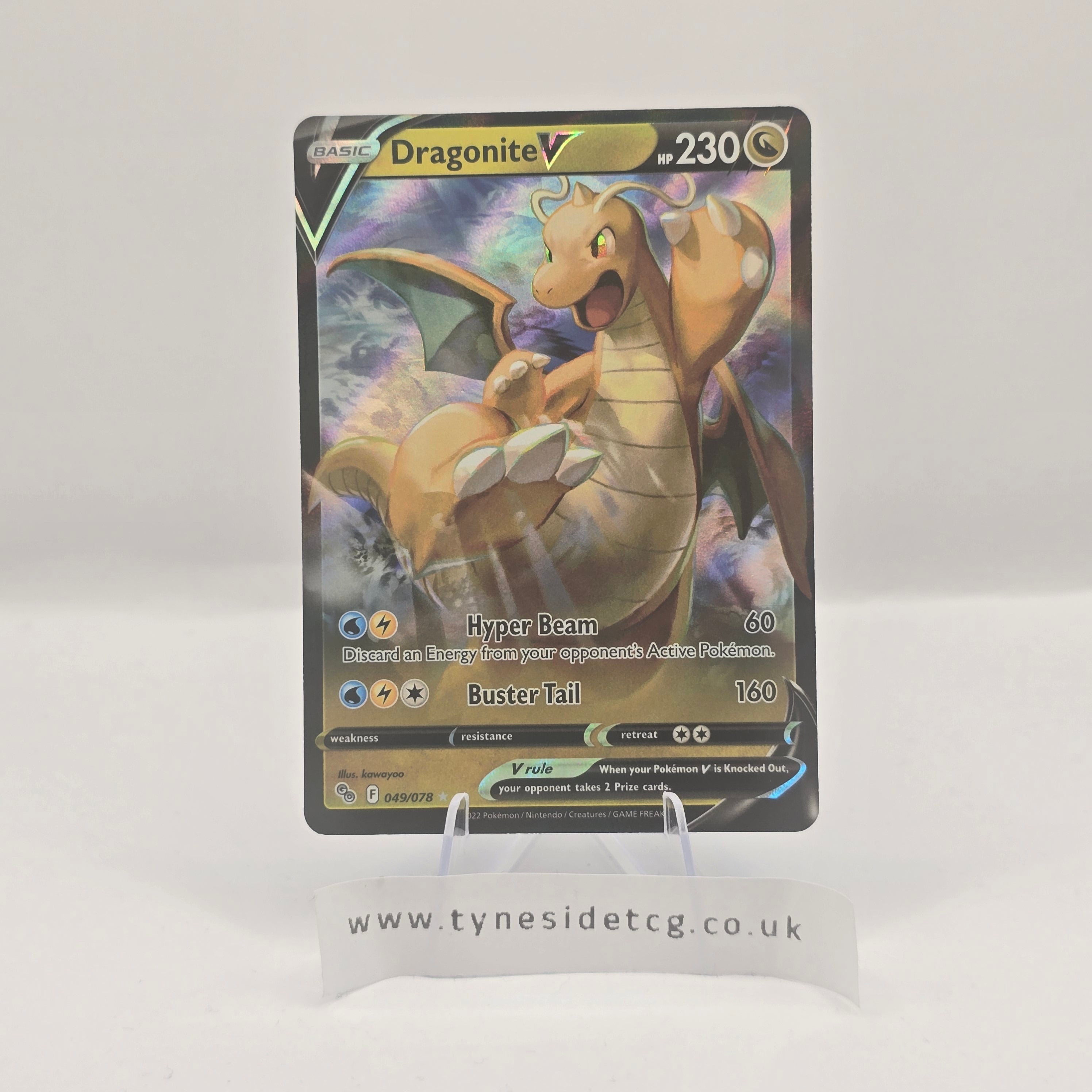Dragonite V 049/078 – Pokémon GO (English Single)