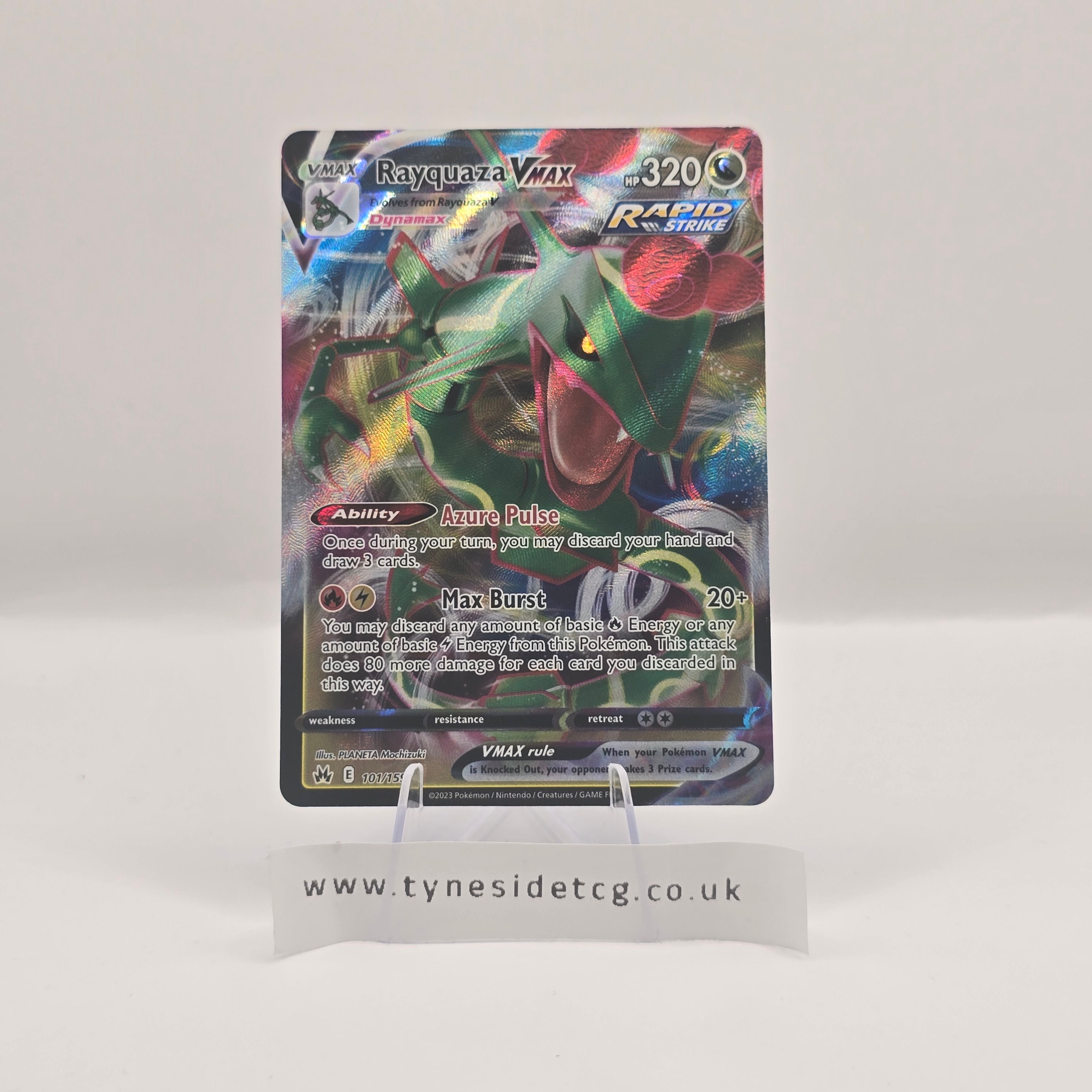 Rayquaza VMAX 101/159 – Crown Zenith (English Single)