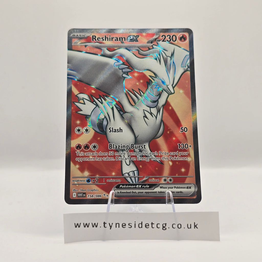 Reshiram ex 158/086 – White Flare (English Single)