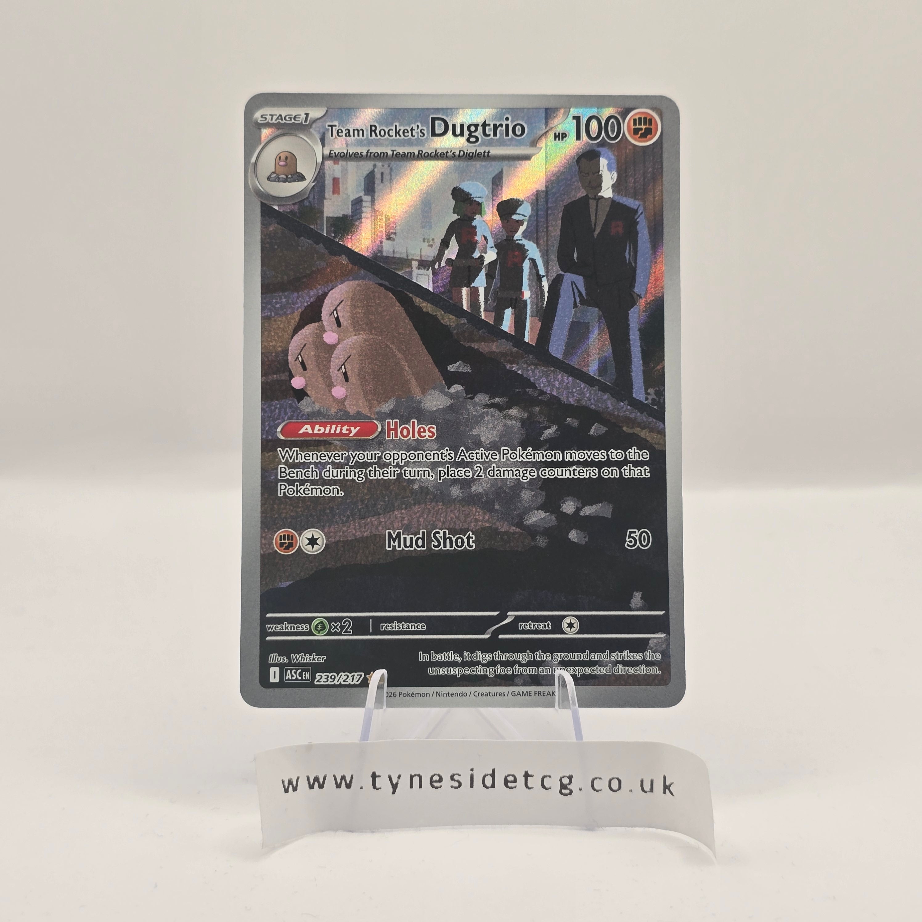 Team Rocket's Dugtrio 239/217 – Ascended Heroes (English Single)
