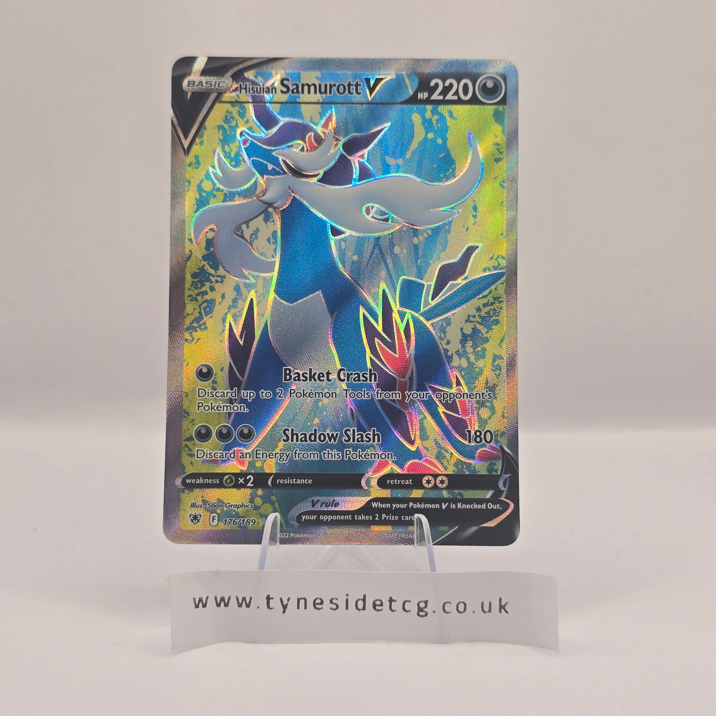 Hisuian Samurott V 176/189 – Astral Radiance (English Single)