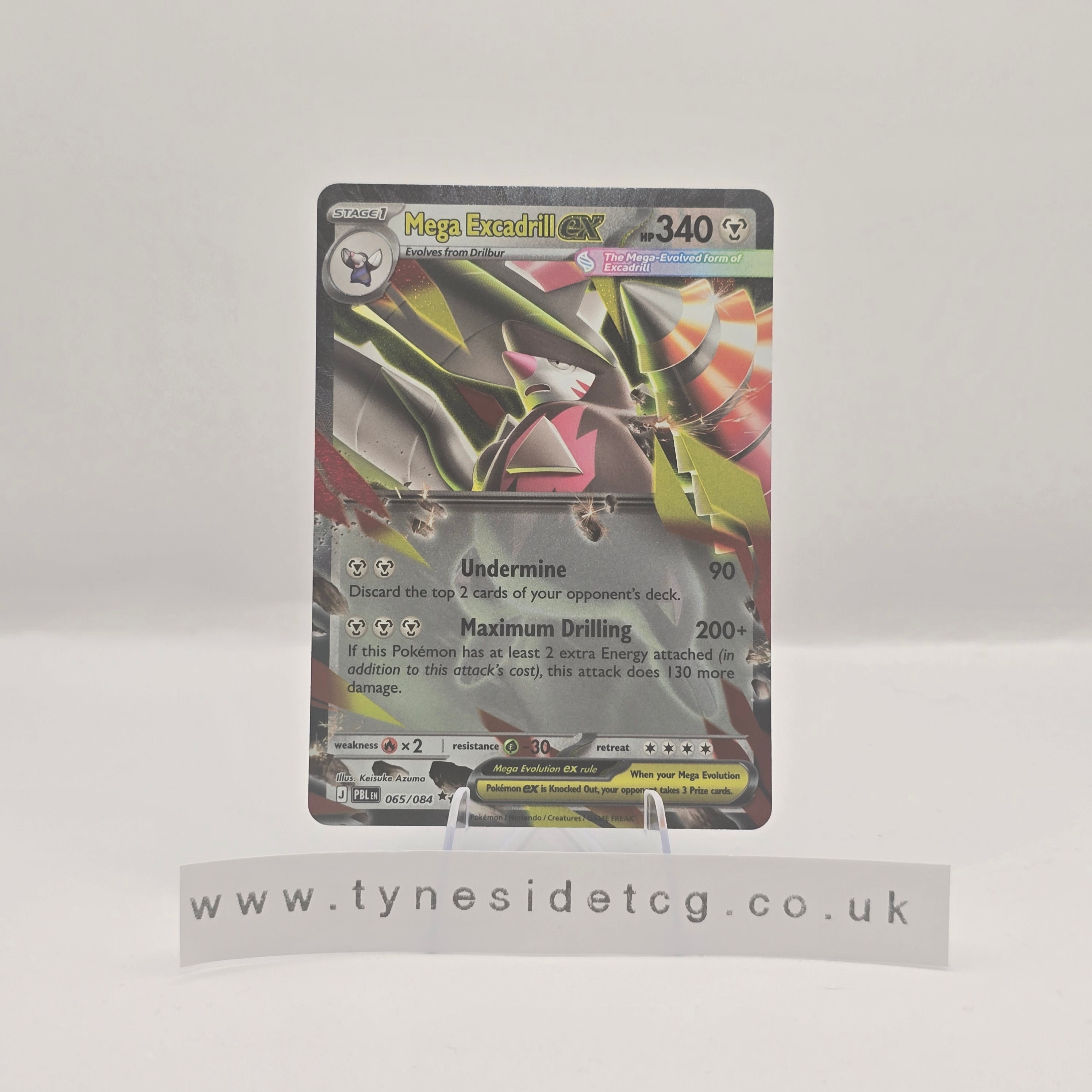 Mega Excadrill ex 065/084 - Pitch Black (English Single)