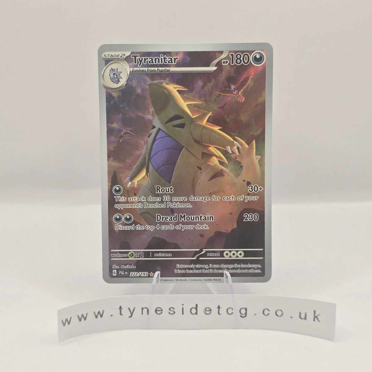 Tyranitar 222/193 - Paldea Evolved (English Single)