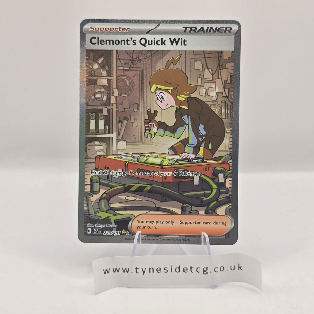 Clemont's Quick Wit 243/191 – Surging Sparks (English Single)