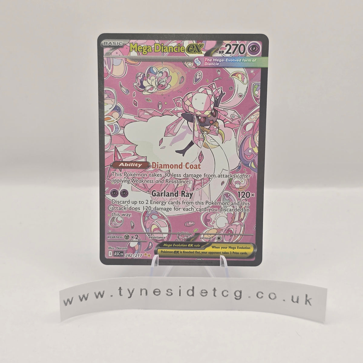 Mega Diancie ex 282/217 - Ascended Heroes (English Single)