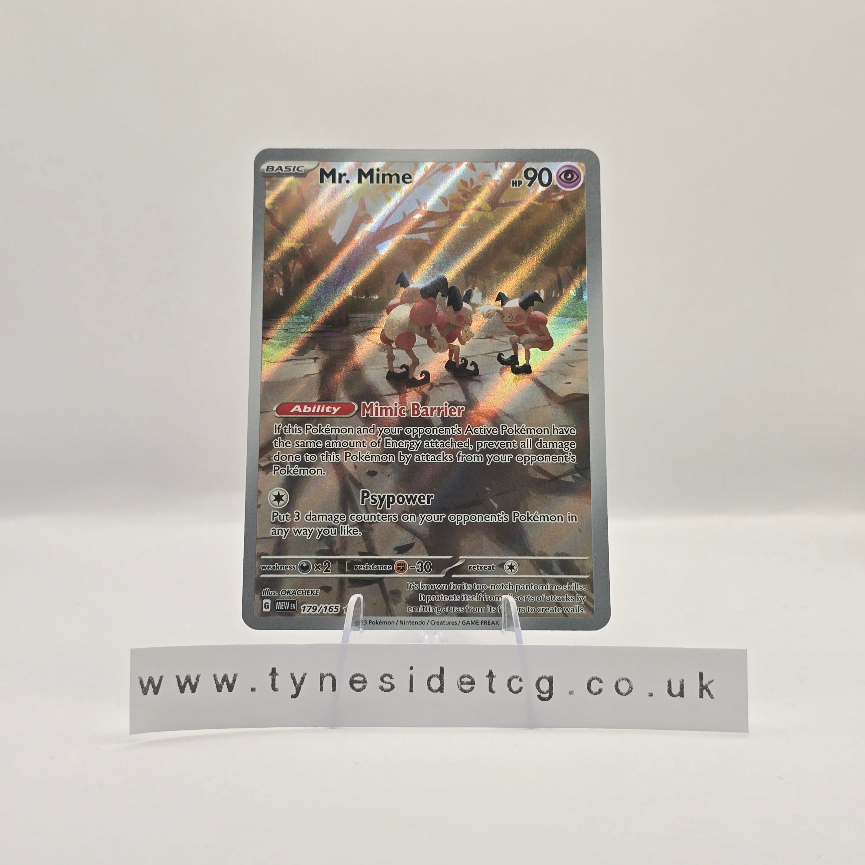 Mr. Mime 179/165 - Scarlet & Violet 151 (English Single)