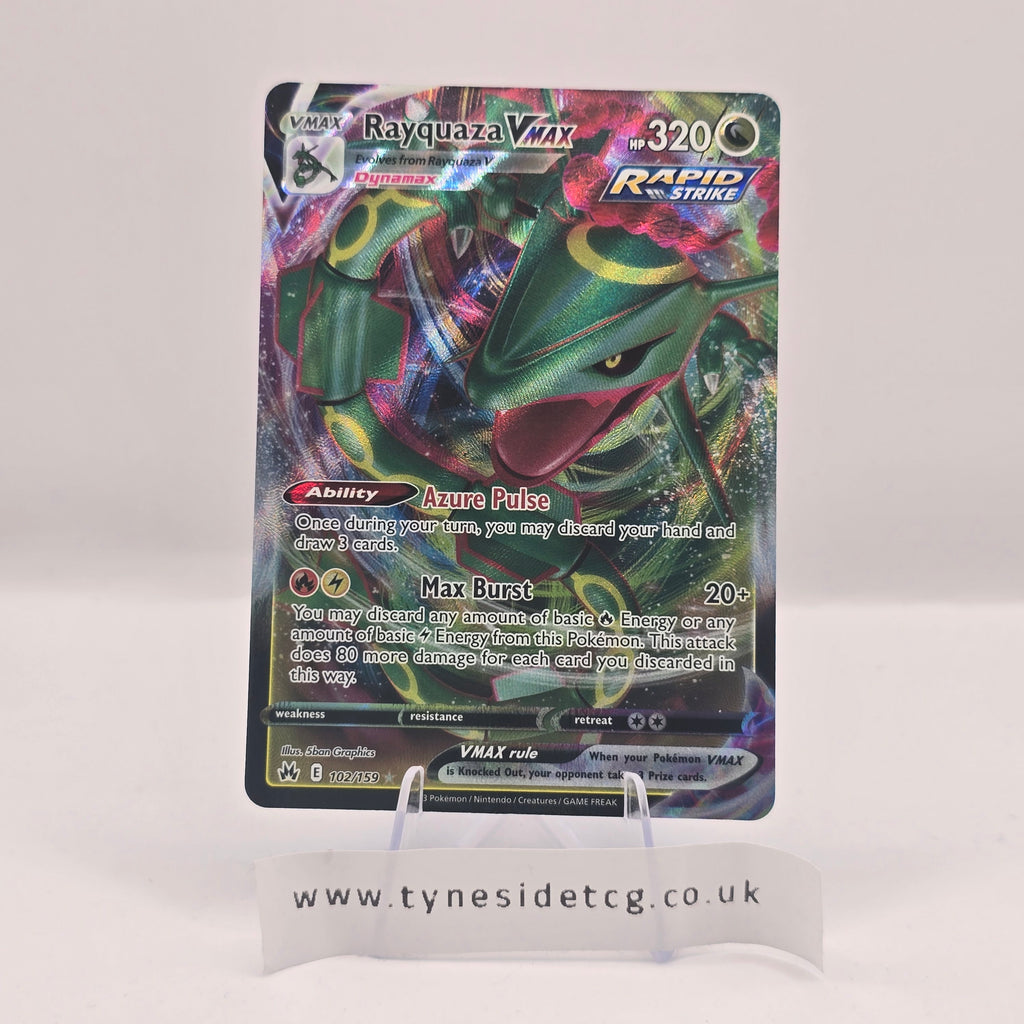 Rayquaza VMAX 102/159 – Crown Zenith (English Single)
