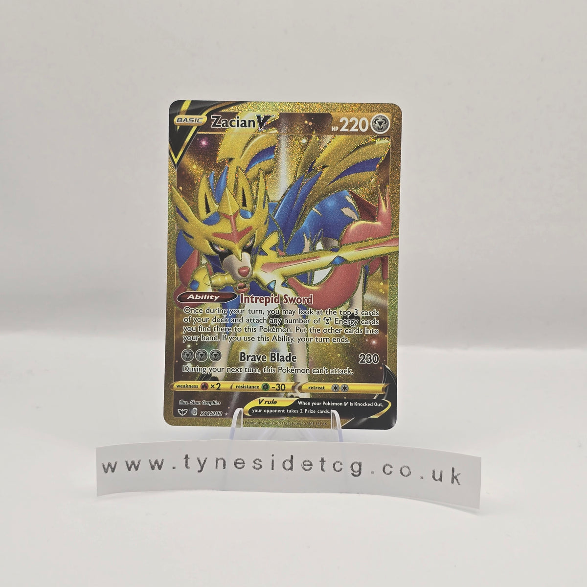 Zacian V 211/202 - Sword & Shield (English Single)