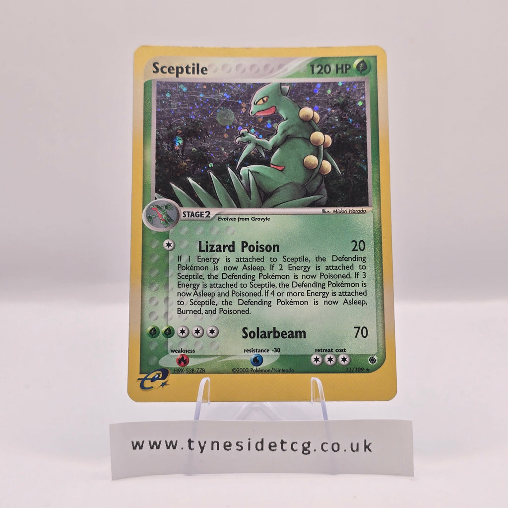 Sceptile 11/109 – EX Ruby & Sapphire (English Single)