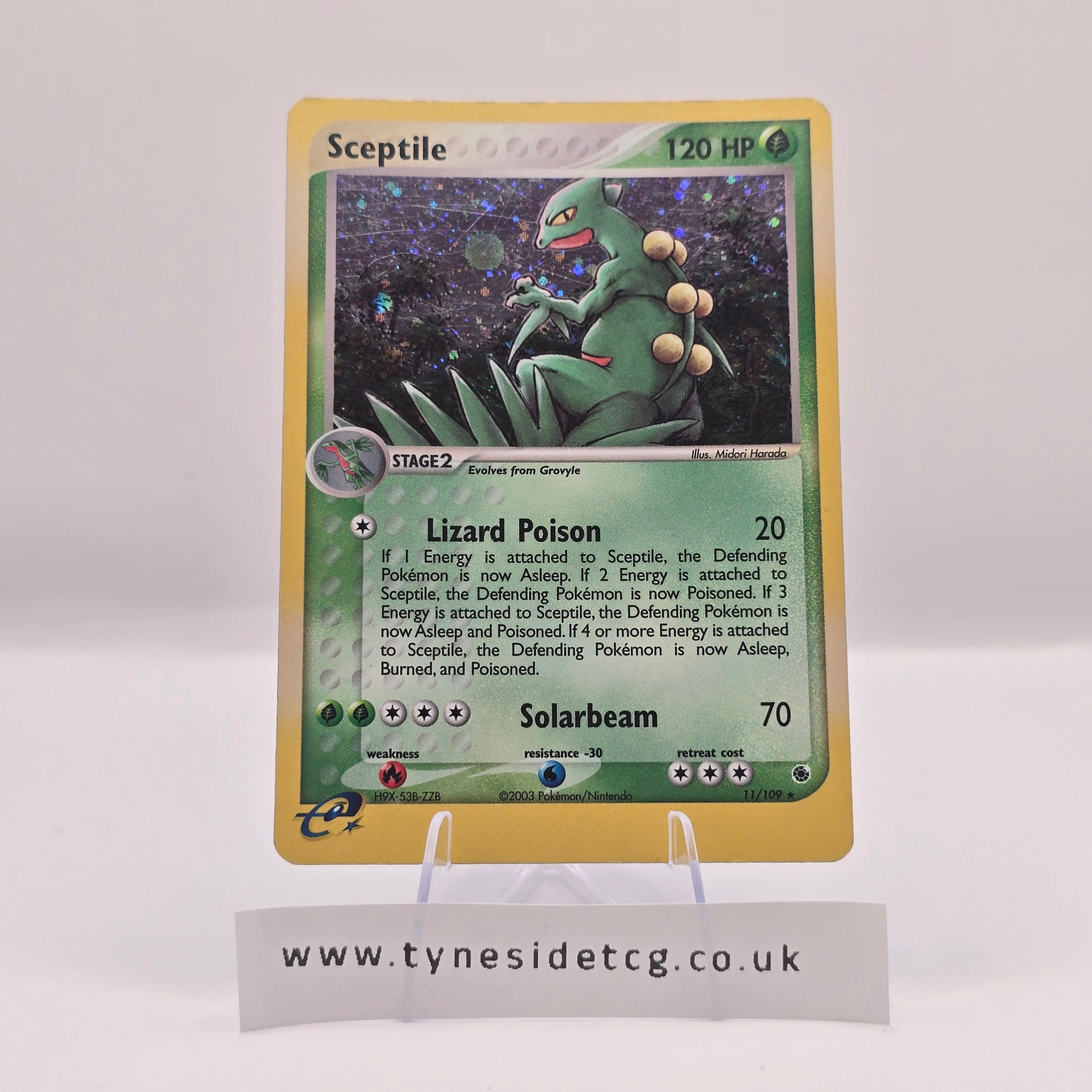 Sceptile 11/109 – EX Ruby & Sapphire (English Single)