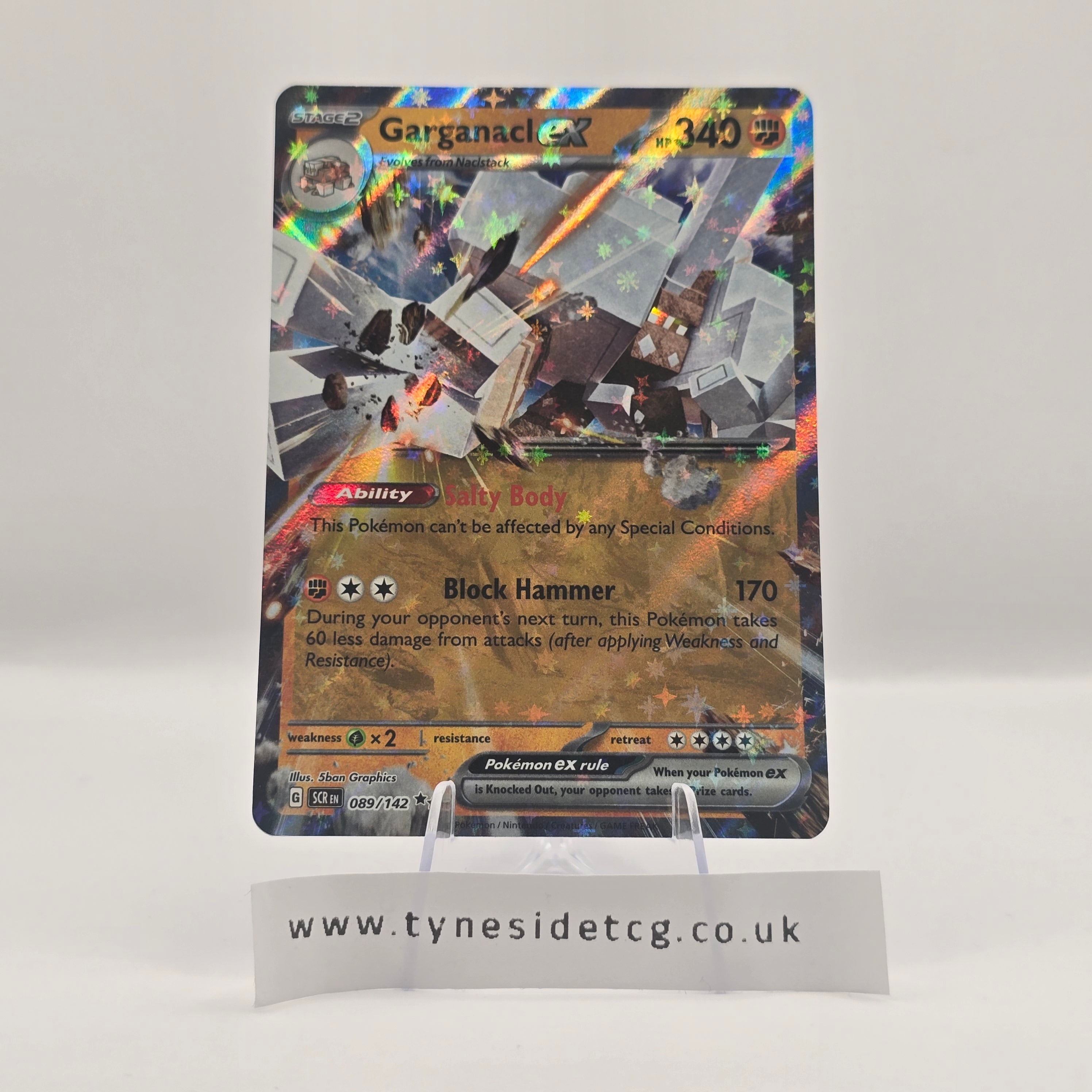 Garganacl EX 089/142 – Stellar Crown (English Single)