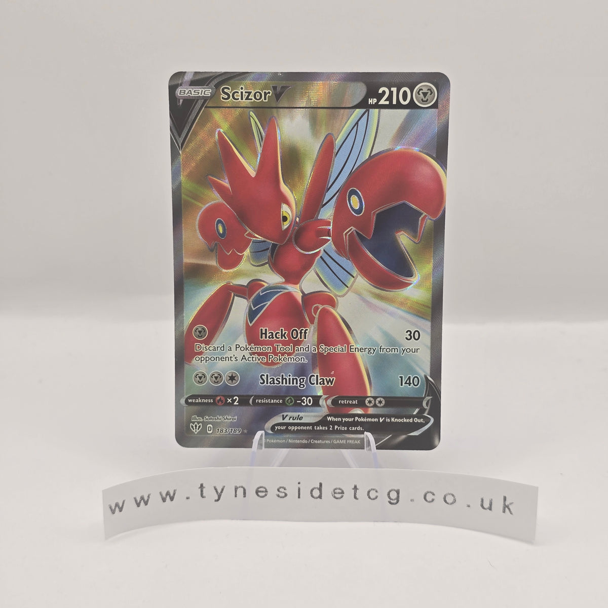 Scizor V 183/189 - Darkness Ablaze (English Single)