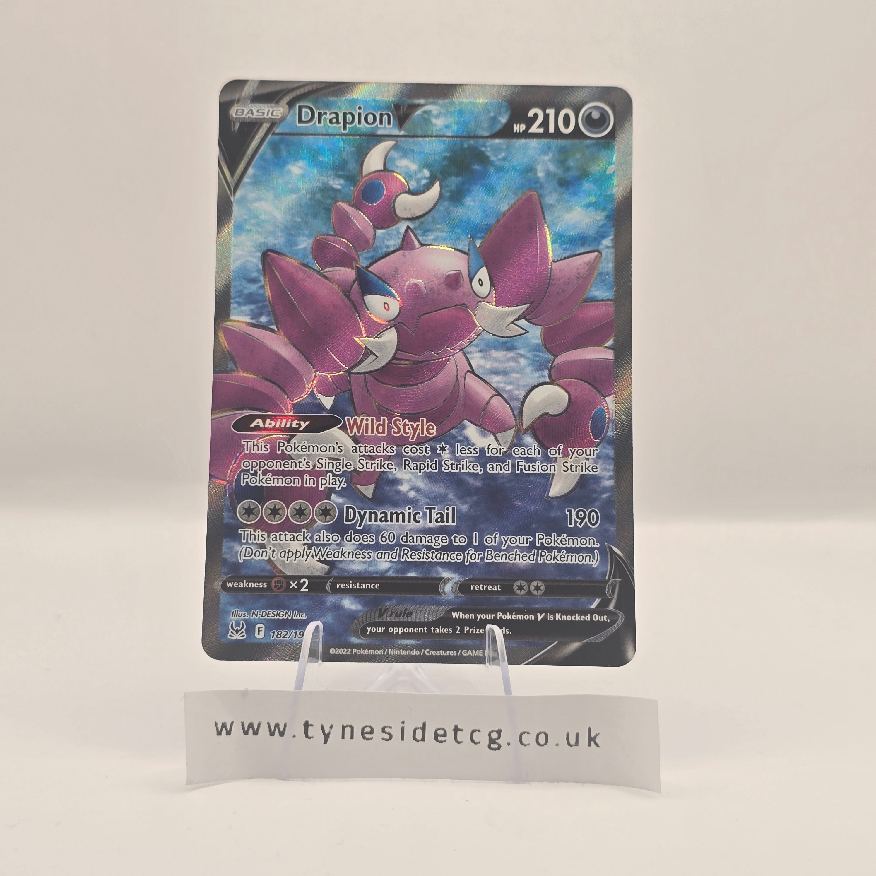 Drapion V 182/196 – Lost Origin (English Single)