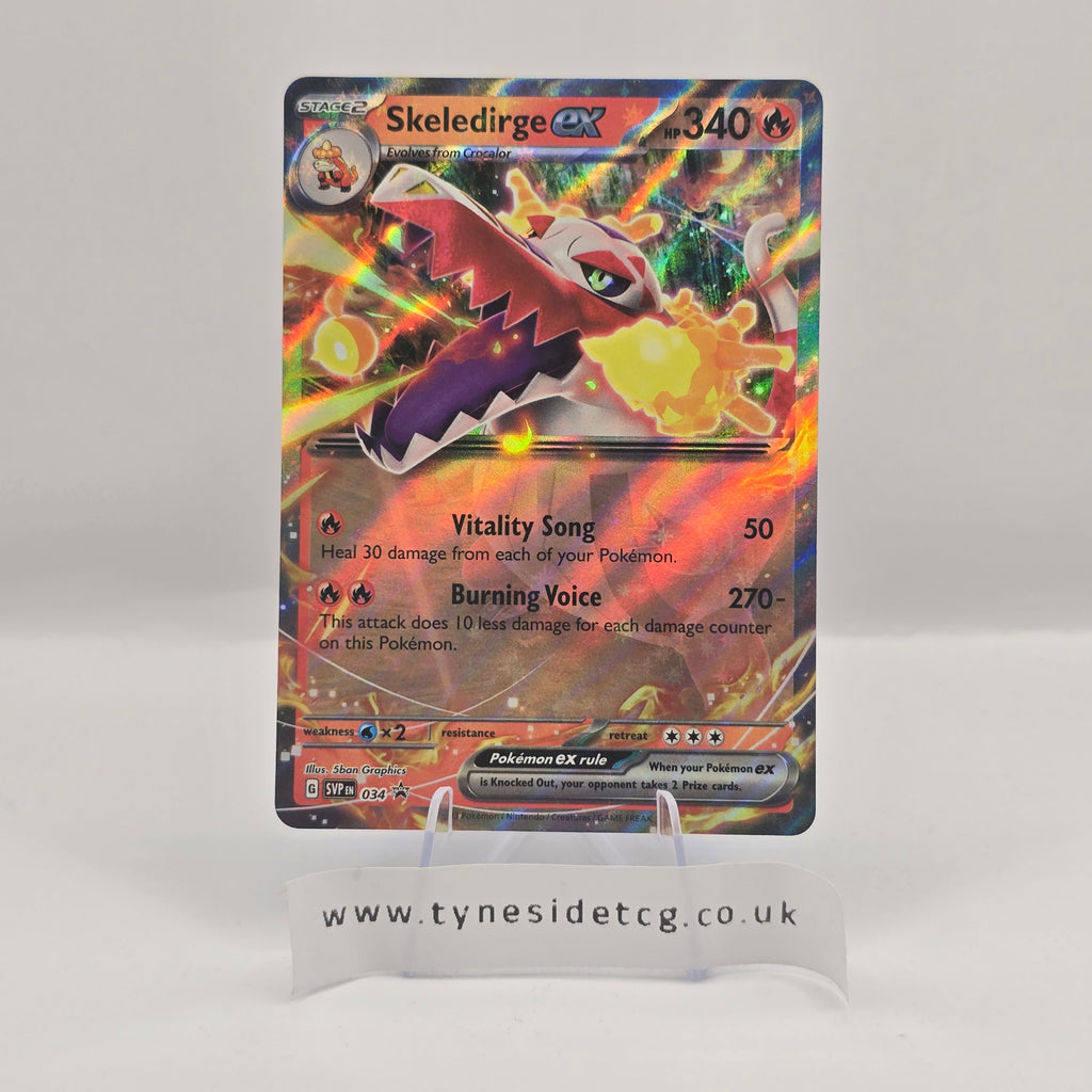 Skeledirge ex SVP034 – Scarlet & Violet Promo (English Single)