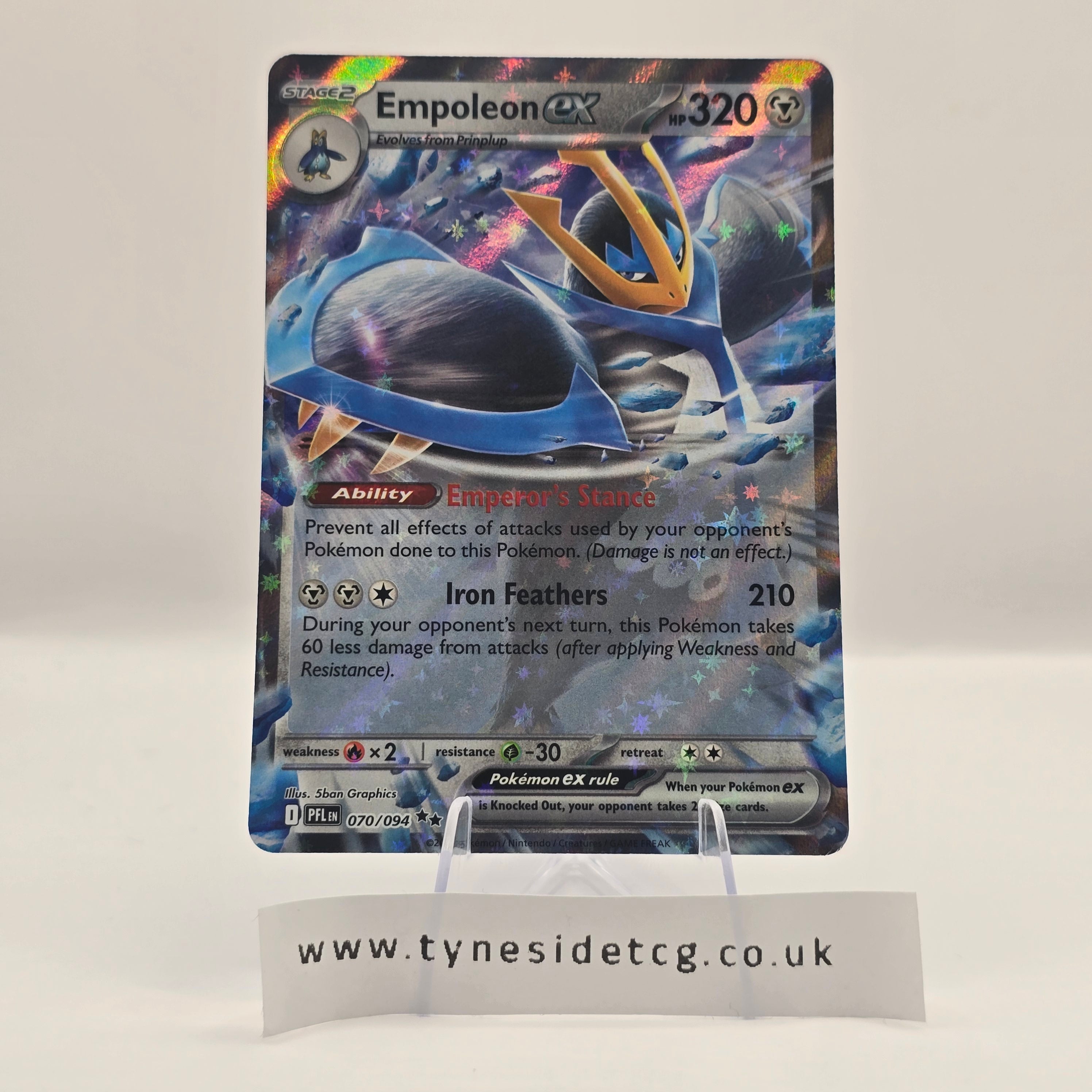 Empoleon EX 070/094 – Phantasmal Flames (English Single)