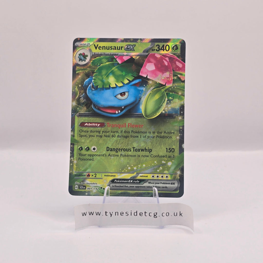 Venusaur ex 001/142 – Stellar Crown (English Single)