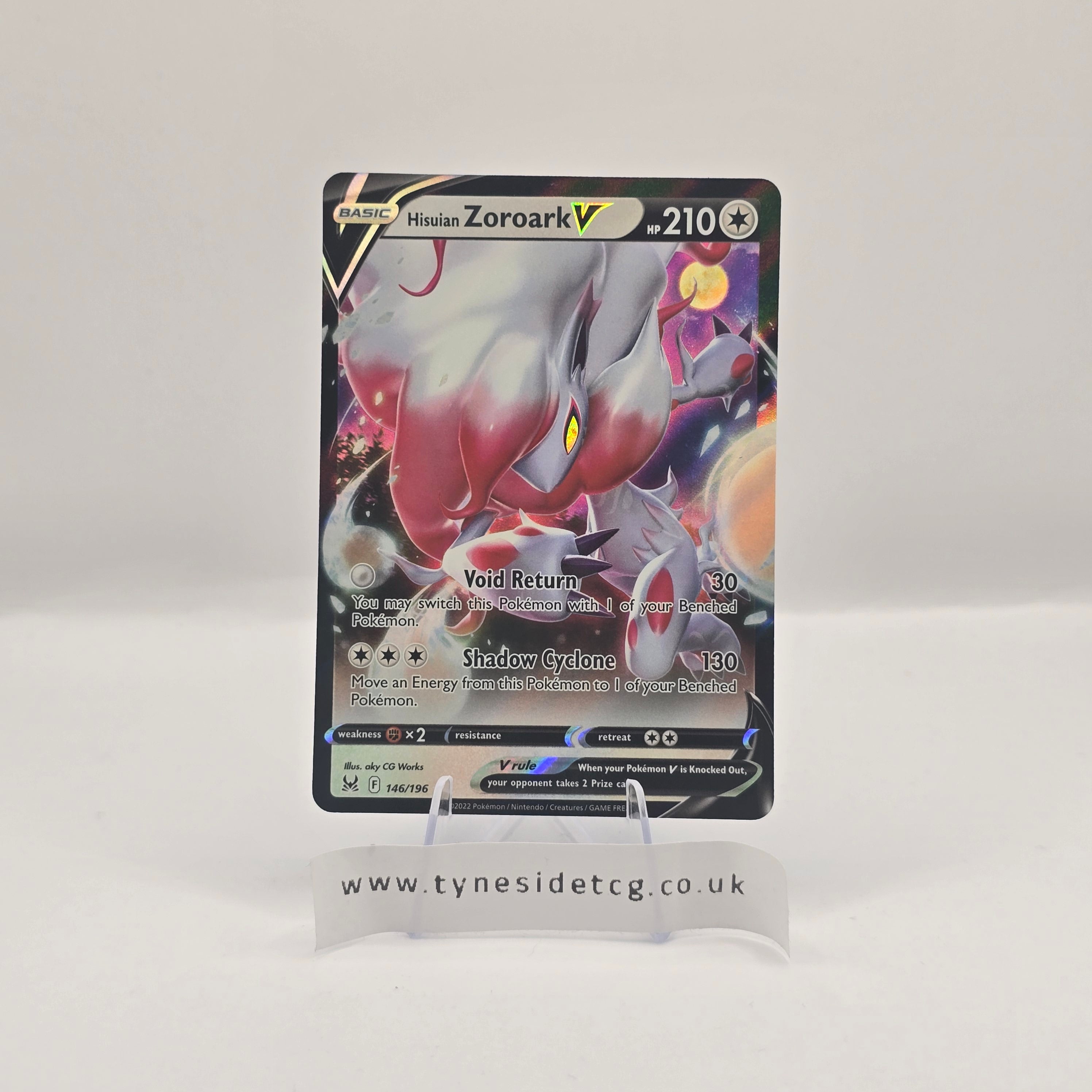 Hisuian Zoroark V 146/196 – Lost Origin (English Single)