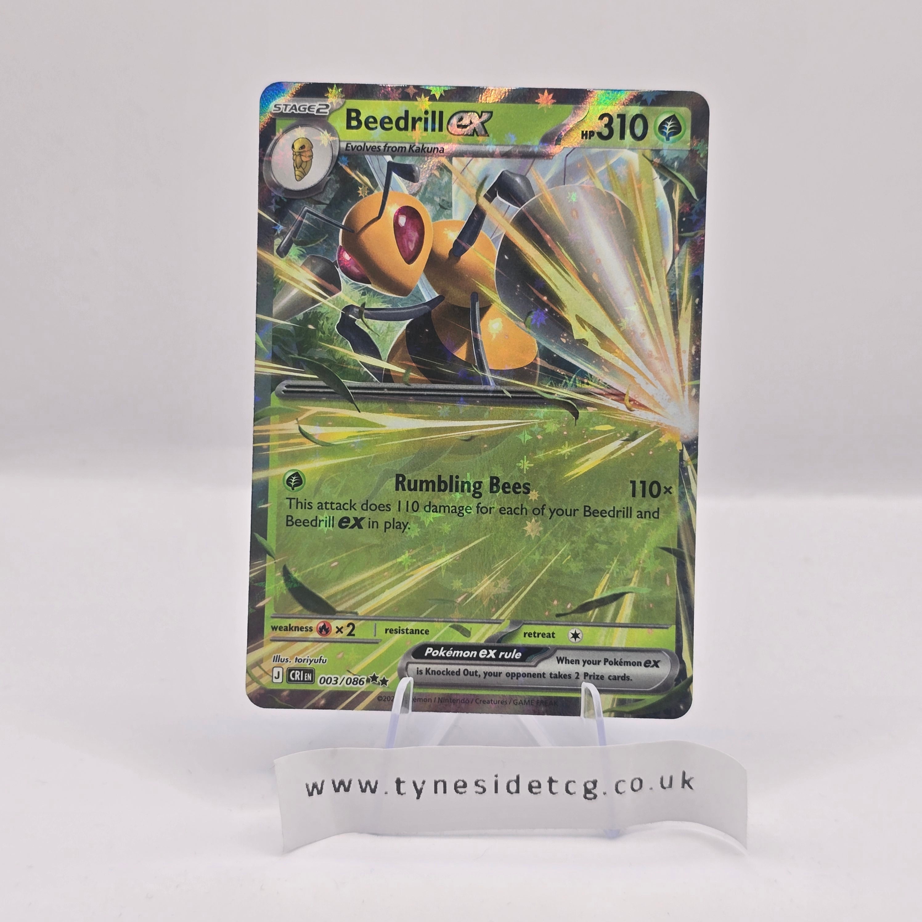 Beedrill EX 003/086 – Chaos Rising (English Single)