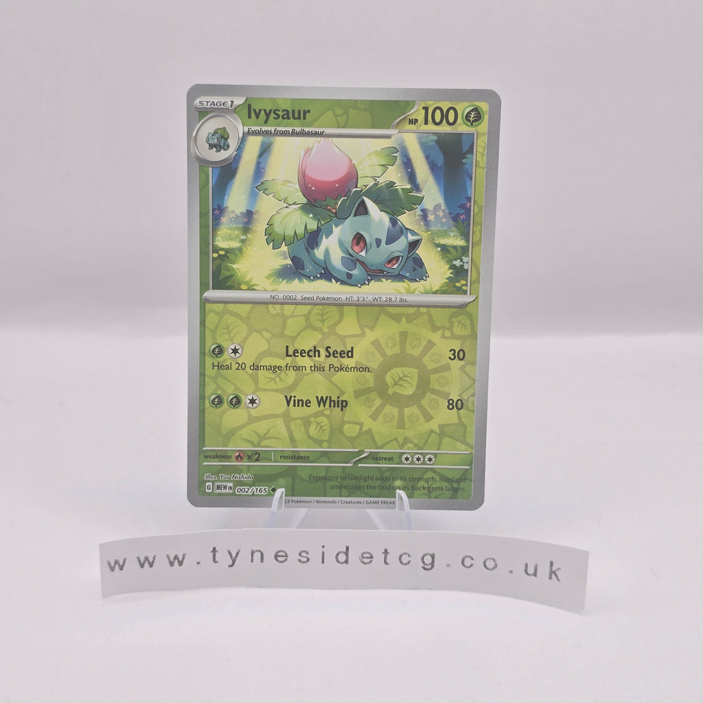 Ivysaur (Reverse Holo) 002/165 - Scarlet & Violet 151 (English Single)