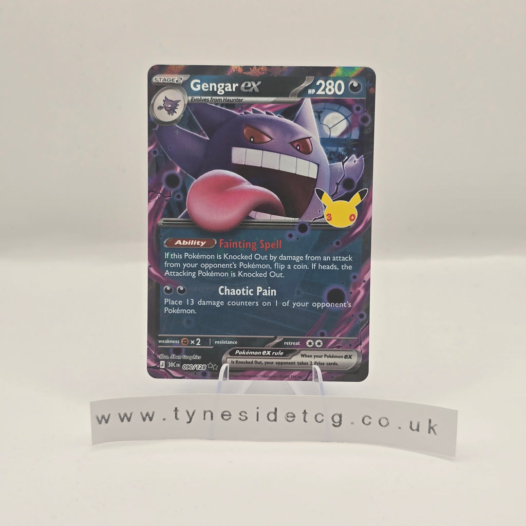 Gengar ex 090/128 - 30th Celebration (English Single)
