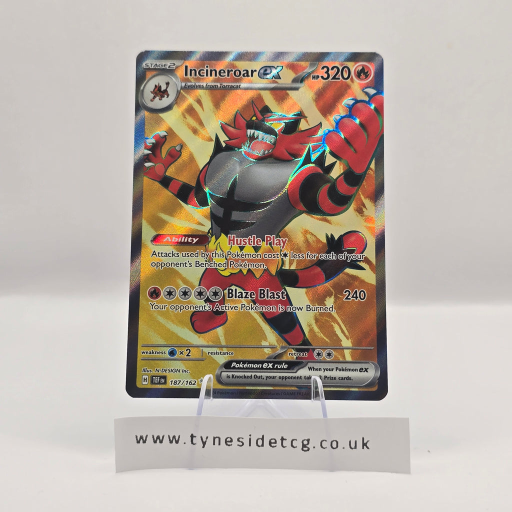 Incineroar ex 187/162 – Temporal Forces (English Single)