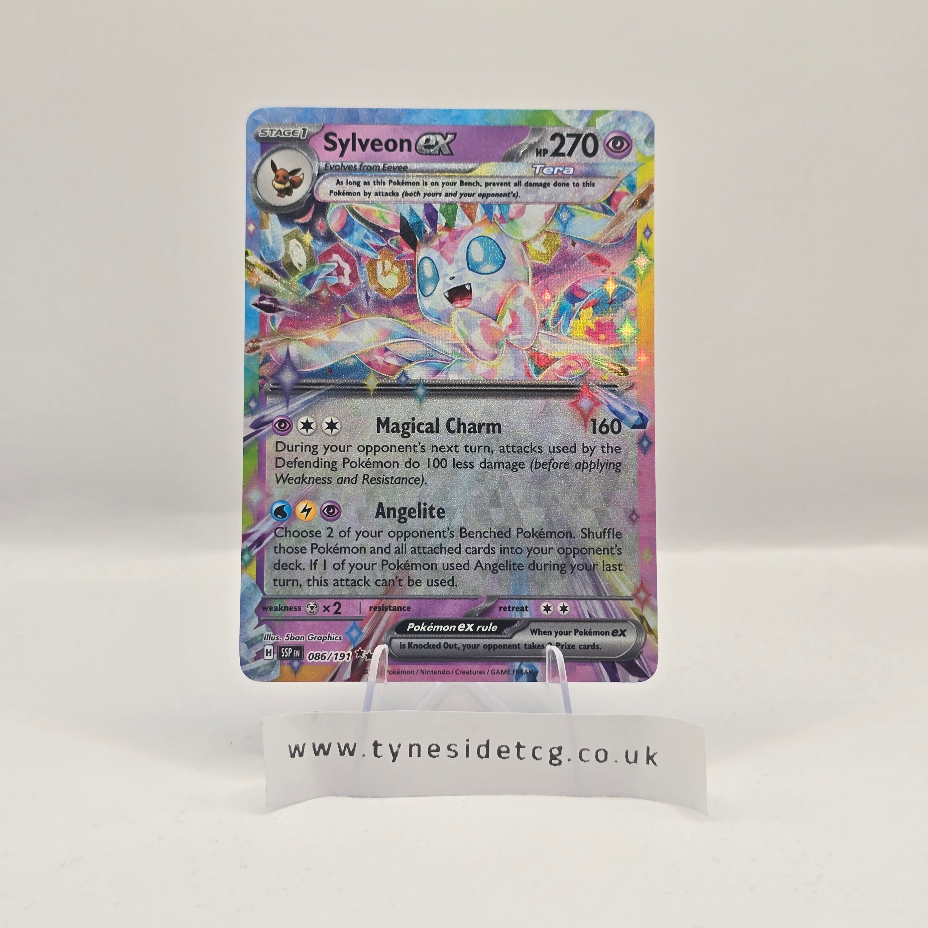 Sylveon EX 086/191 – Surging Sparks (English Single)