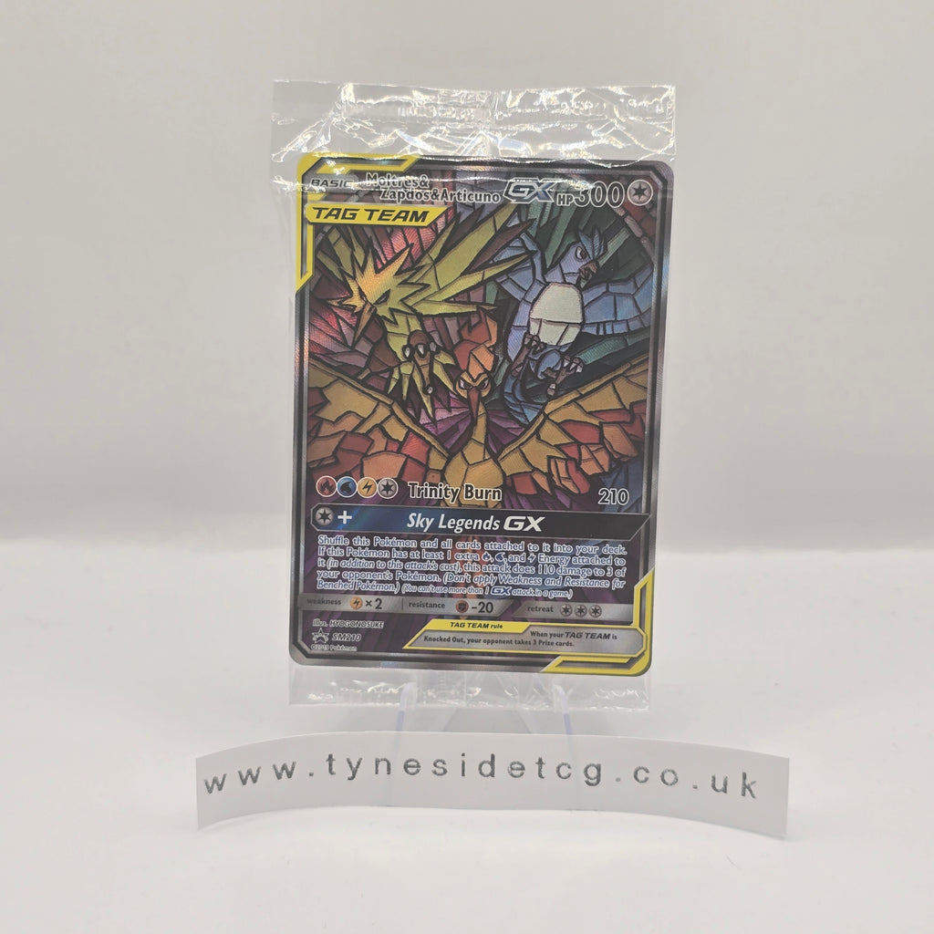 Moltres & Zapdos & Articuno GX SM210 - Sun & Moon Promos (SEALED) (English Single)
